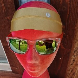 Lululemon Gold Headband Sweatband Running Tennis Sporty Activewear